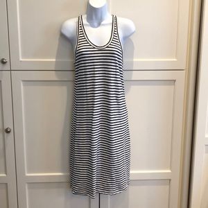 J Crew Racerback Striped Tank Dress Small